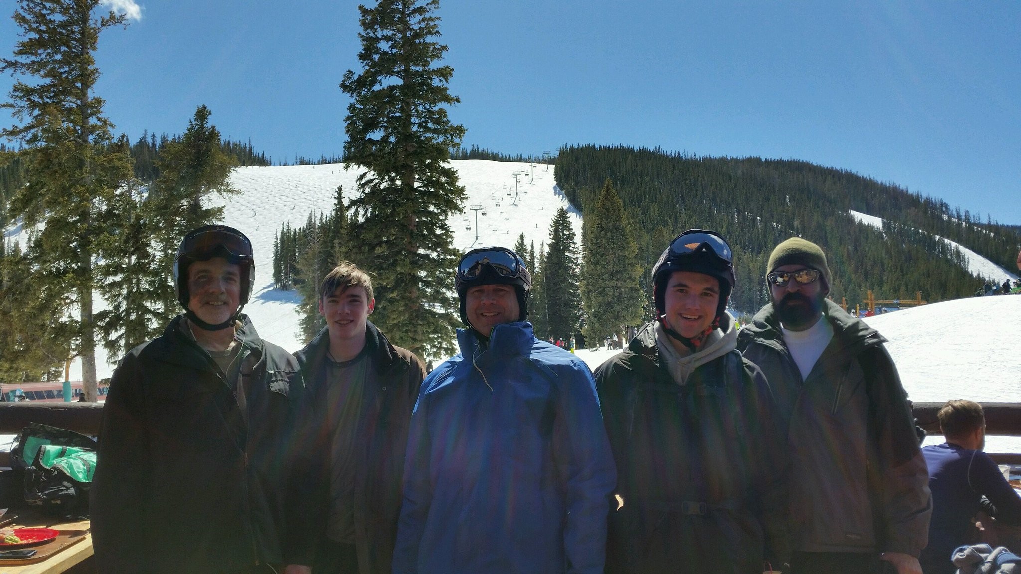 Picture of staff members at a ski resort